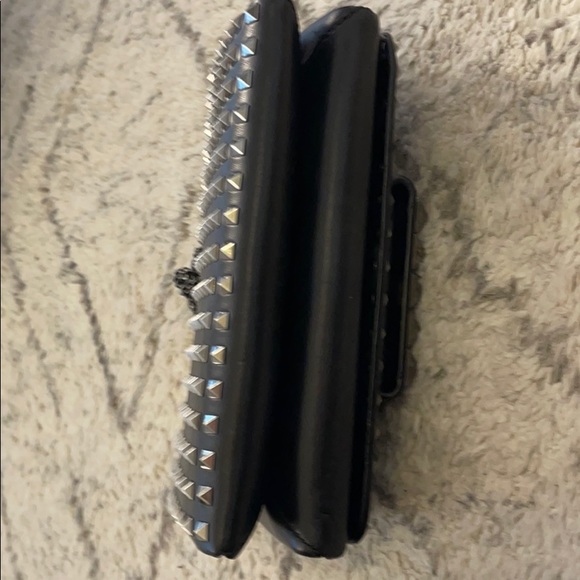 Valentino Va Va Voom rockstud noir black clutch - Picture 5 of 13